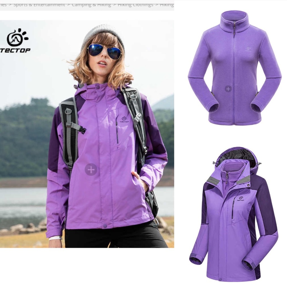 NWOT 3 in 1 Hiking/Snow Jacket❄️💜
